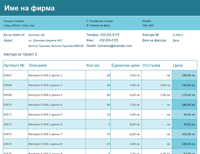 Проследяване на фактури за продажби Проследяване на фактури за продажби