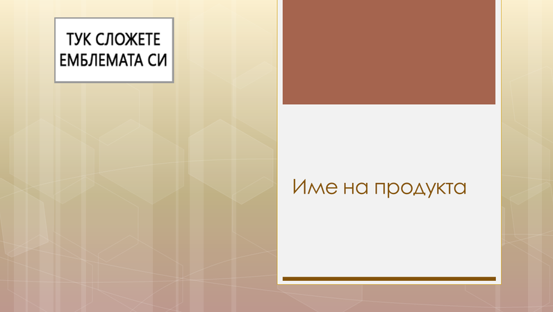 Презентация за общ преглед на бизнес продукт Презентация за общ преглед на бизнес продукт