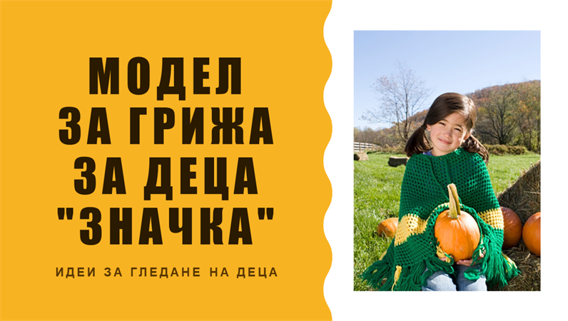 Модел за грижа за деца "Значка" Модел за грижа за деца "Значка"