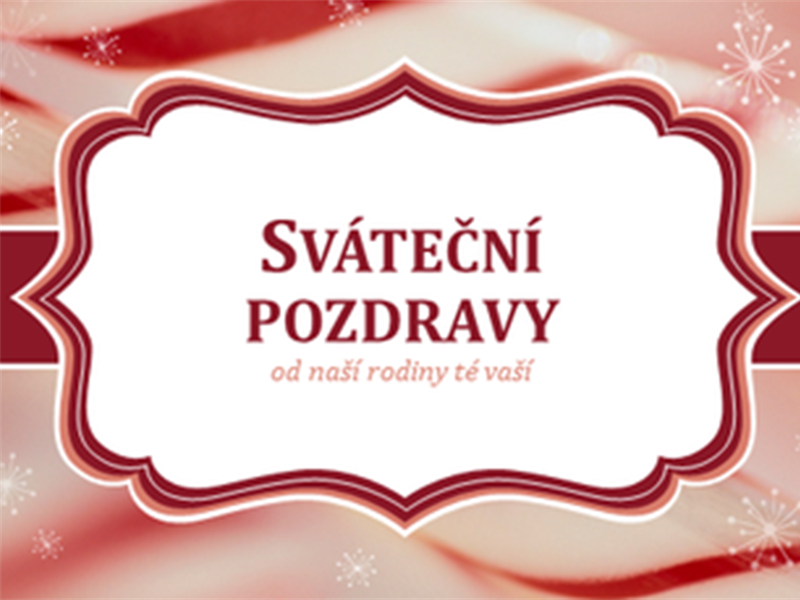 Vánoční přání s lízátkem ve tvaru hůlky (2 na stránku) Vánoční přání s lízátkem ve tvaru hůlky (2 na stránku)