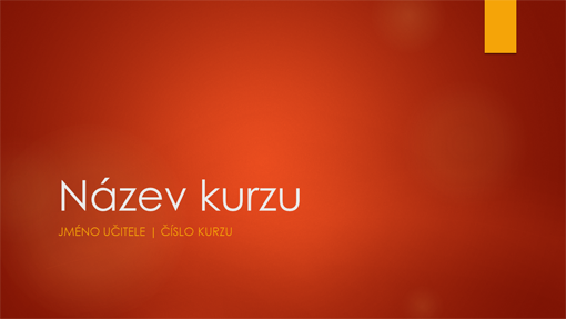 Přehled plánu výuky (širokoúhlý) Přehled plánu výuky (širokoúhlý)