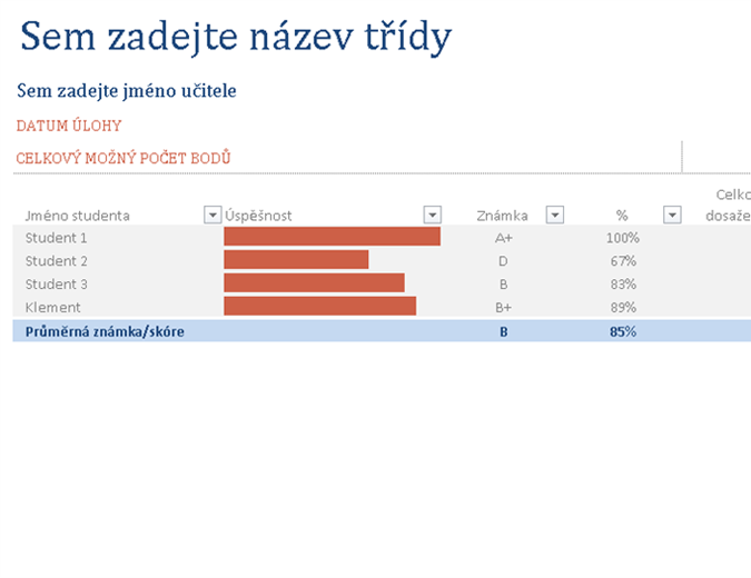 Známkovací sešit Známkovací sešit