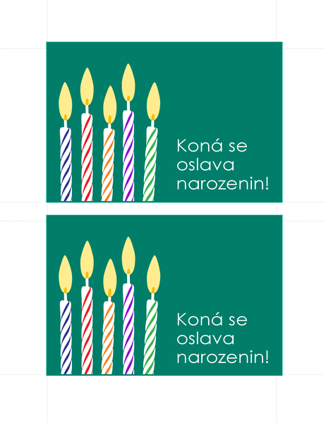 Pozvánka na oslavu narozenin Pozvánka na oslavu narozenin