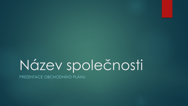 Prezentace obchodního plánu (zelený design Ion, širokoúhlý formát) Prezentace obchodního plánu (zelený design Ion, širokoúhlý formát)