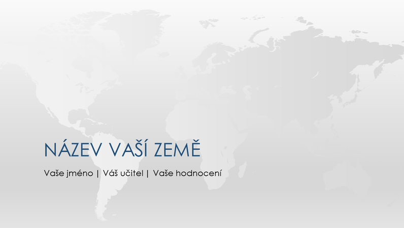 Prezentace zemí světa