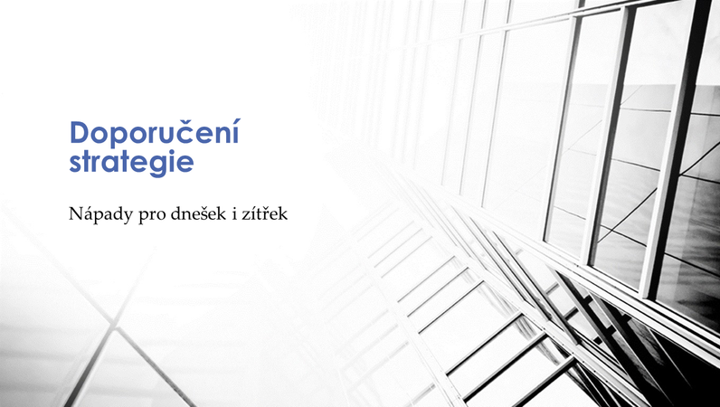 Prezentace obchodní strategie