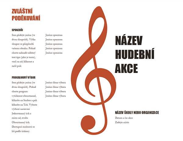 Hudební program Hudební program