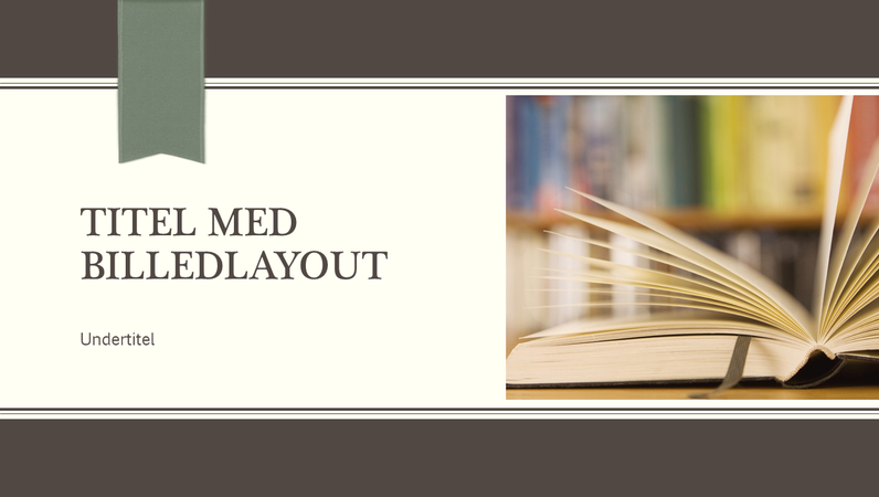 Akademisk præsentation, nålestribe- og bånddesign (widescreen) Akademisk præsentation, nålestribe- og bånddesign (widescreen)