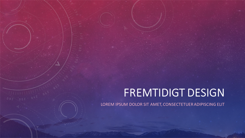 Fremtid, Himmellegemer-design Fremtid, Himmellegemer-design