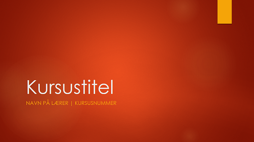 Akademisk kursusoversigt (widescreen) Akademisk kursusoversigt (widescreen)