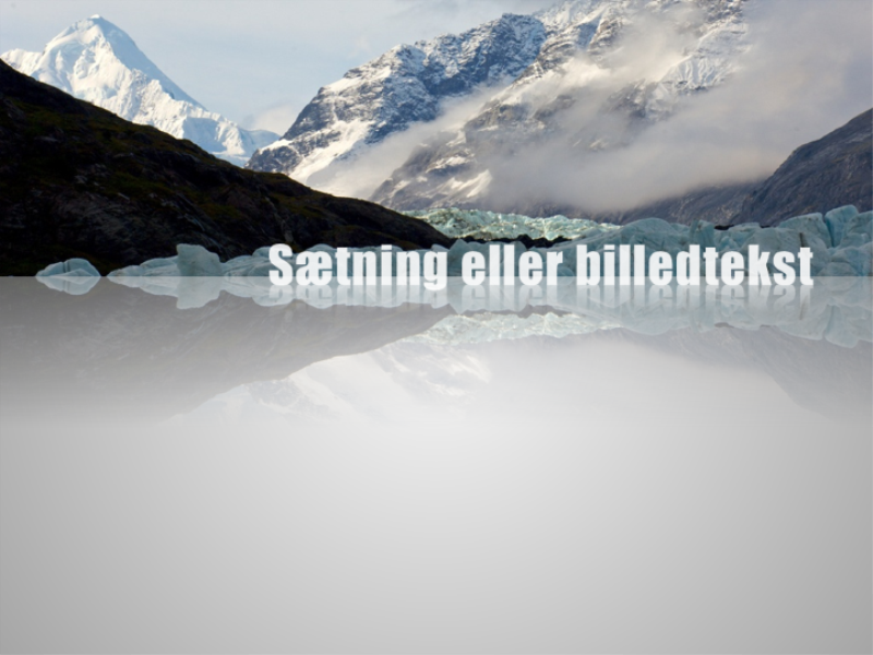 Billede med billedtekst, der genspejles Billede med billedtekst, der genspejles