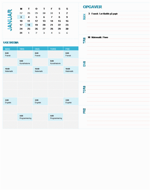 Ugebaseret planlægningskalender for studerende (et hvilket som helst år, mandag til søndag) Ugebaseret planlægningskalender for studerende (et hvilket som helst år, mandag til søndag)