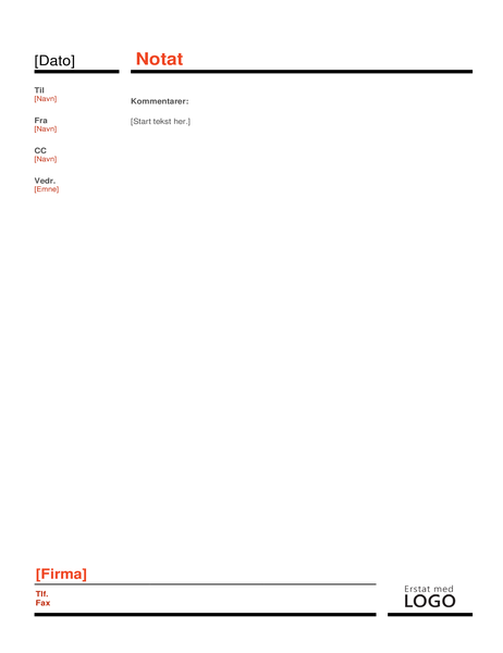 Erhvervsmemo (red) Erhvervsmemo (red)