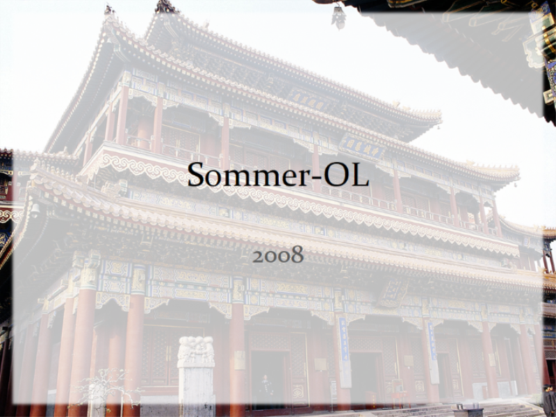 Designskabelon til sommer-OL 2008 Designskabelon til sommer-OL 2008