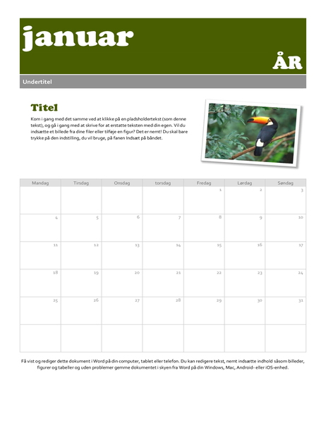 Snapshot-kalender Snapshot-kalender