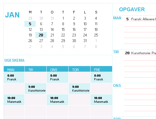 Elevkalender Elevkalender