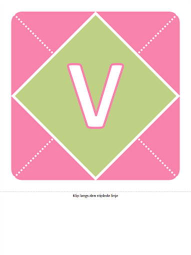 Banner med velkommen til en lille pige (pink, mørklilla, grøn) Banner med velkommen til en lille pige (pink, mørklilla, grøn)