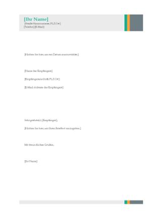 Geschäftsbrief Geschäftsbrief