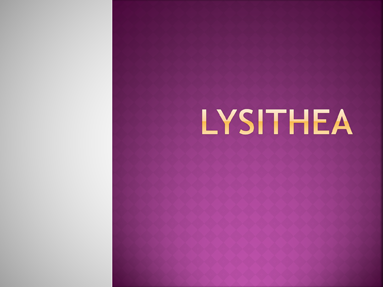 Lysithea Lysithea