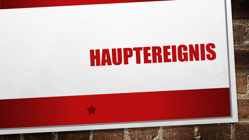 Wichtiges Ereignis Wichtiges Ereignis