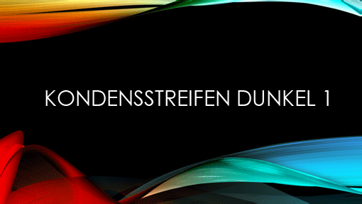 Kondensstreifen dunkel 1 Kondensstreifen dunkel 1