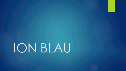 Ion blau