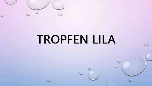Tropfen lila