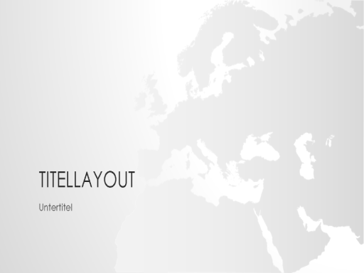 Serie "Weltkarten", Präsentation "Europa" (Breitbild) Serie "Weltkarten", Präsentation "Europa" (Breitbild)