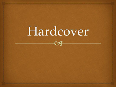 Hardcover