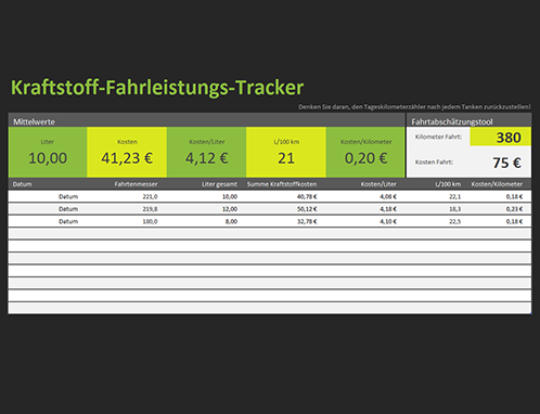 Fahrtenbuch Fahrtenbuch