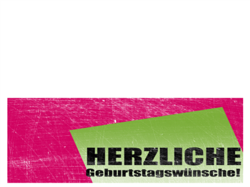 Geburtstagskarte, Hintergrund "Kratzer" (rosa, grün, Mittelfaltung) Geburtstagskarte, Hintergrund "Kratzer" (rosa, grün, Mittelfaltung)