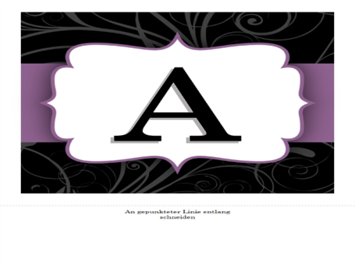 Geburtstagsbanner (Design mit lila Bändern) Geburtstagsbanner (Design mit lila Bändern)