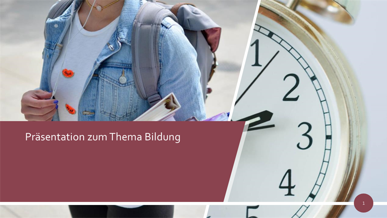 Präsentation zum Thema Bildung Präsentation zum Thema Bildung