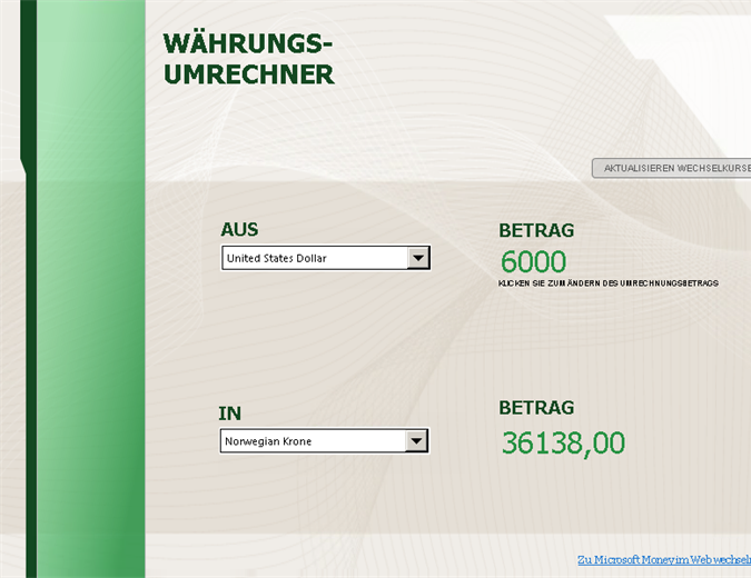 Währungsrechner Währungsrechner