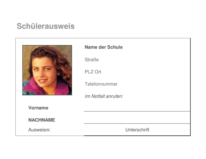 Carte d’identification étudiant Carte d’identification étudiant