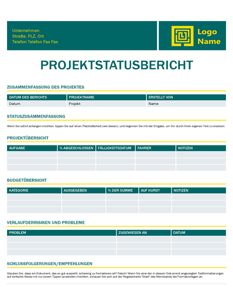 Projektstatusbericht (Timeless-Design) Projektstatusbericht (Timeless-Design)