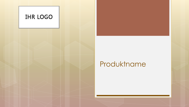Présentation générale d’un produit commercial Présentation générale d’un produit commercial
