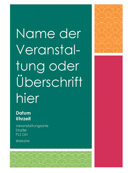 Farbfeld-Handzettel Farbfeld-Handzettel