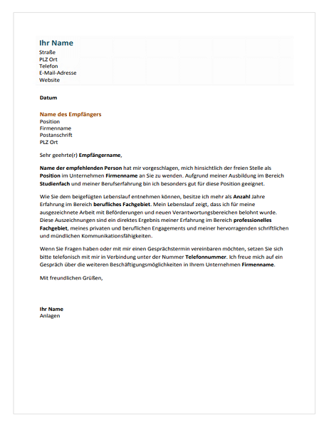 Anschreiben für Lebenslauf "Funktional" Anschreiben für Lebenslauf "Funktional"