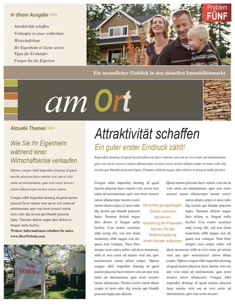 Bulletin d’informations immobilière (4 pages) Bulletin d’informations immobilière (4 pages)