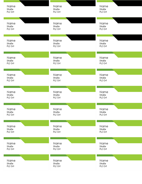 Étiquettes d’adresses avec logo en gras (30 par page) Étiquettes d’adresses avec logo en gras (30 par page)