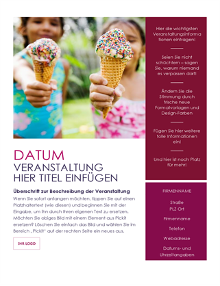 Veranstaltungshandzettel Veranstaltungshandzettel