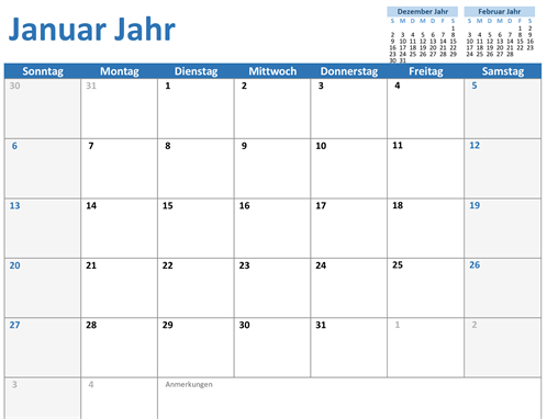 Benutzerdefinierter Kalender für ein beliebiges Jahr Benutzerdefinierter Kalender für ein beliebiges Jahr