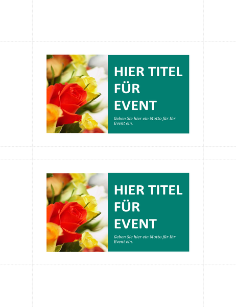 Werbepostkarten (2 pro Seite) Werbepostkarten (2 pro Seite)