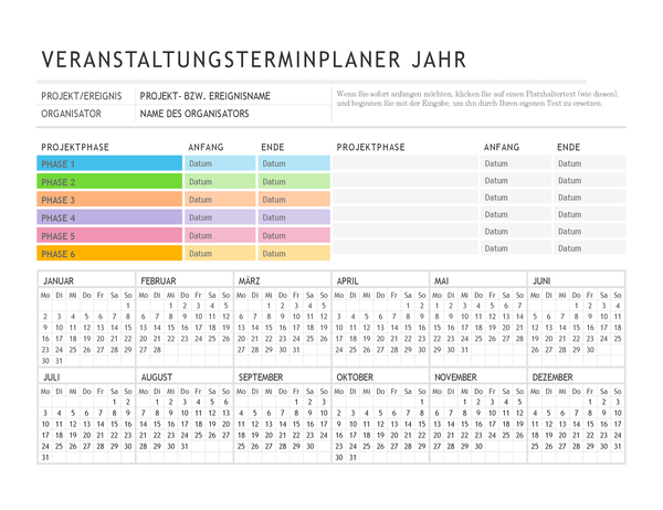 Veranstaltungsplaner Veranstaltungsplaner
