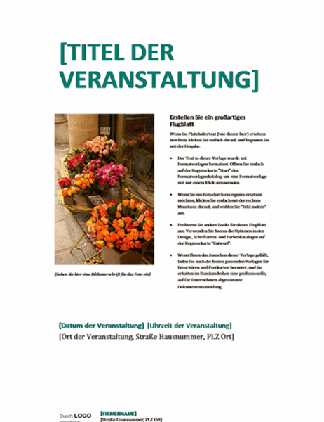 Unternehmensflyer Unternehmensflyer