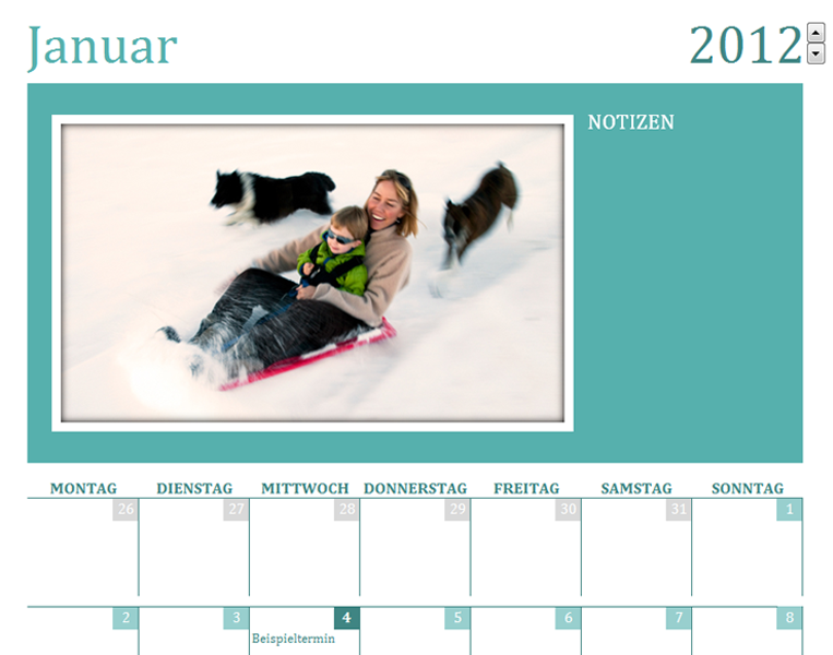 Familienfotokalender Familienfotokalender