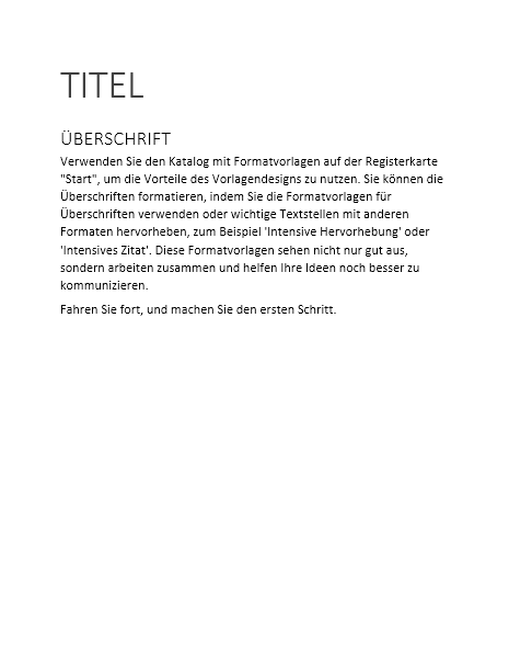 Design "Rückblick" Design "Rückblick"