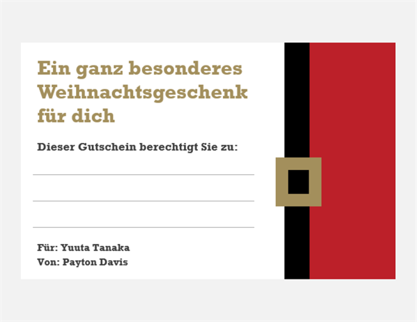 Weihnachtsgeschenkgutscheine (Geist-der-Weihnacht-Design, 3 pro Seite) Weihnachtsgeschenkgutscheine (Geist-der-Weihnacht-Design, 3 pro Seite)