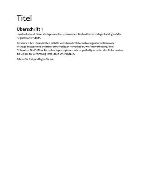 Datenblatt-Design (leer) Datenblatt-Design (leer)